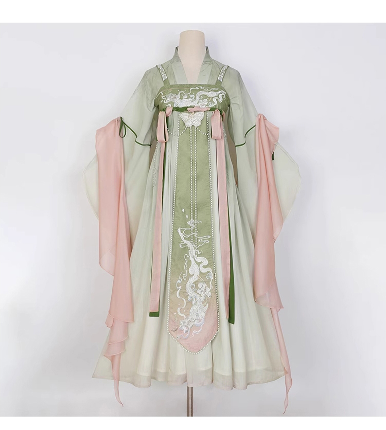 pink royal chinese princess dress traditional Features Elegant Tang Princess Hanfu Dress Chinese